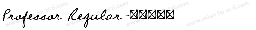 Professor Regular字体转换